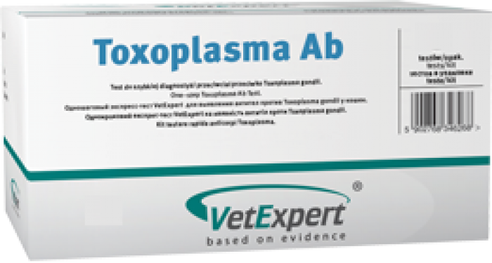 Токсоплазмоз. Экспресс-тест для выявления антител кошек против Toxoplasma gondii